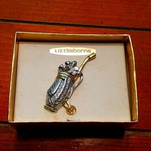 Liz Claiborne golf bag pin